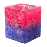 Scented Square Votive Candle "Romantic Evening" - Jasmine & Rose - Magick Magick.com