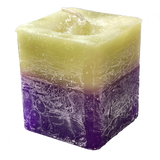 Scented Square Votive Candle "Stress Relief" - Lavender & Sage - Magick Magick.com