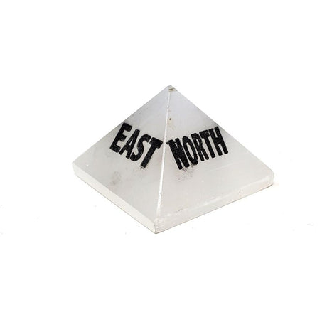 Selenite Directional Pyramid - North, East, South, West - Magick Magick.com