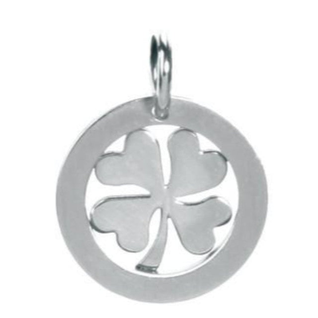 Shamrock Stainless Steel Pendant - Magick Magick.com