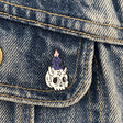 Skeleton Drip Candle Enamel Pin - Magick Magick.com