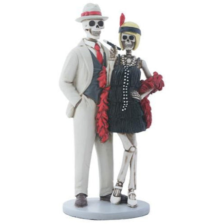 Skeleton Statue - Flapper Couple - Magick Magick.com
