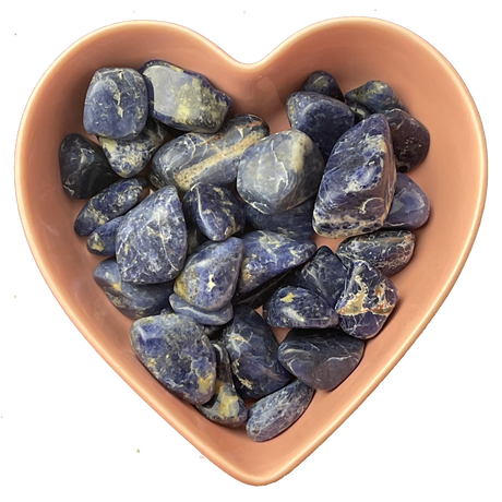 Sodalite Tumbled Stone Natural Gemstone - One Stone - Magick Magick.com