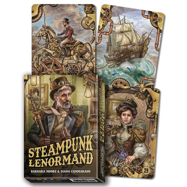 Steampunk Lenormand by Barbara Moore, Diana Cammarano - Magick Magick.com