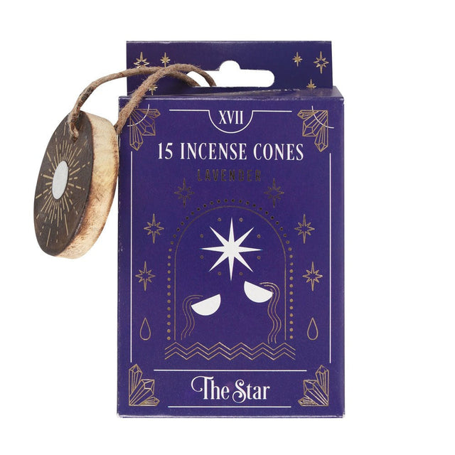 Tarot Series Incense Cones - The Star - Lavender (Pack of 15) - Magick Magick.com