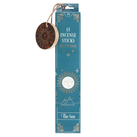 Tarot Series Incense Sticks - The Sun - White Sage (Pack of 15) - Magick Magick.com