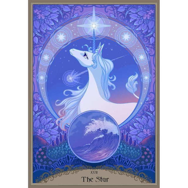 The Last Unicorn - Official Tarot Card Deck (Carved Wood Box Set) - Magick Magick.com