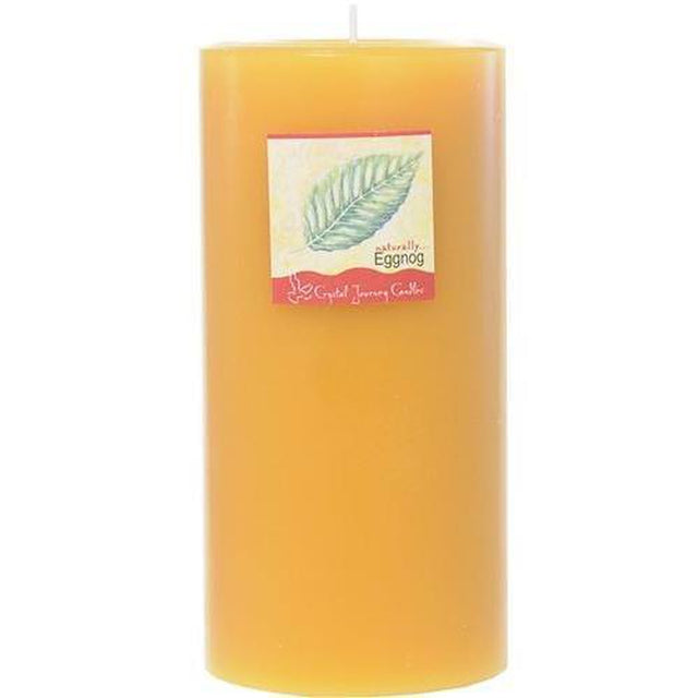 Traditional 3" x 6" Pillar Candle - Festive Eggnog - Magick Magick.com