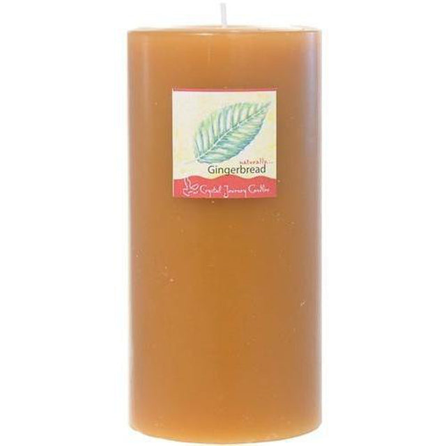 Traditional 3" x 6" Pillar Candle - Gingerbread - Magick Magick.com