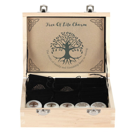 Tree of Life Marble Charm Display (24 Pieces) - Magick Magick.com