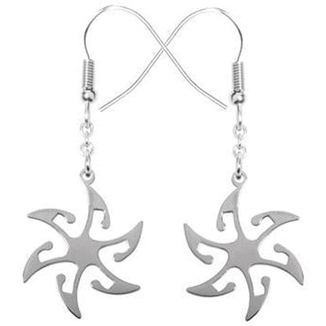 Tribal Flower Stainless Steel Earrings - Magick Magick.com
