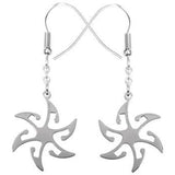 Tribal Flower Stainless Steel Earrings - Magick Magick.com