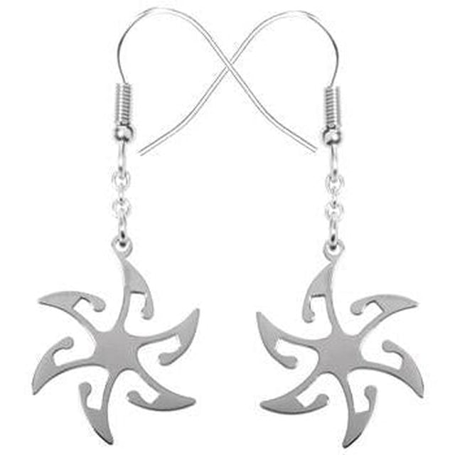 Tribal Flower Stainless Steel Earrings - Magick Magick.com