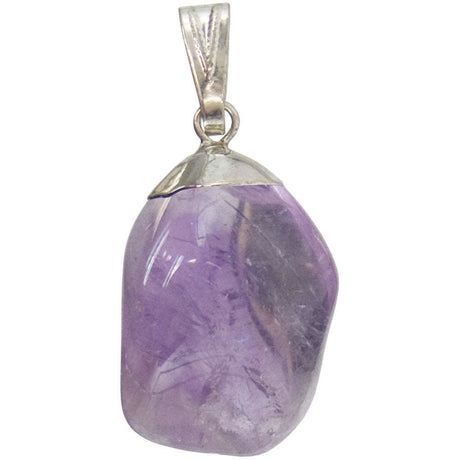 Tumbled Stone Pendant - Amethyst - Magick Magick.com