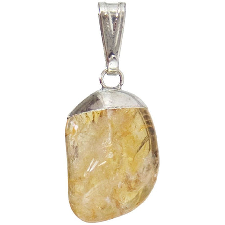 Tumbled Stone Pendant - Citrine - Magick Magick.com