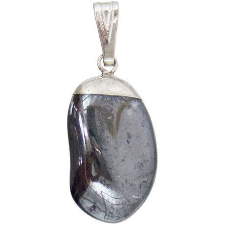 Tumbled Stone Pendant - Hematite - Magick Magick.com