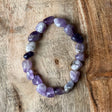 Tumbled Stones Bracelet - Amethyst - Magick Magick.com