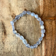 Tumbled Stones Bracelet - Blue Lace Agate - Magick Magick.com