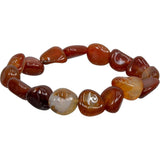 Tumbled Stones Bracelet - Carnelian - Magick Magick.com