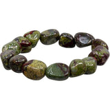 Tumbled Stones Bracelet - Dragon Bloodstone - Magick Magick.com