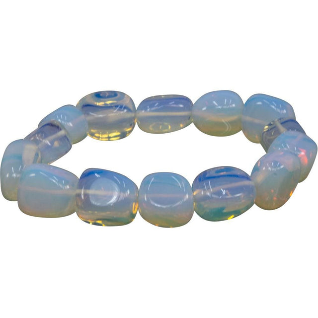 Tumbled Stones Bracelet - Opalite - Magick Magick.com