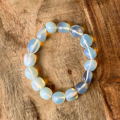 Tumbled Stones Bracelet - Opalite - Magick Magick.com