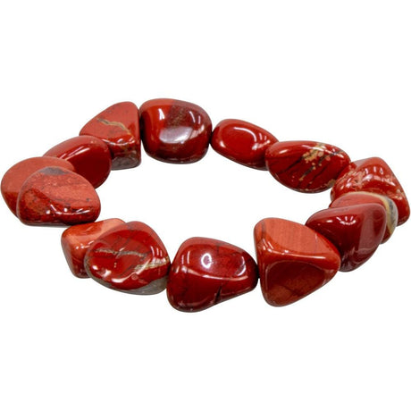 Tumbled Stones Bracelet - Red Jasper - Magick Magick.com