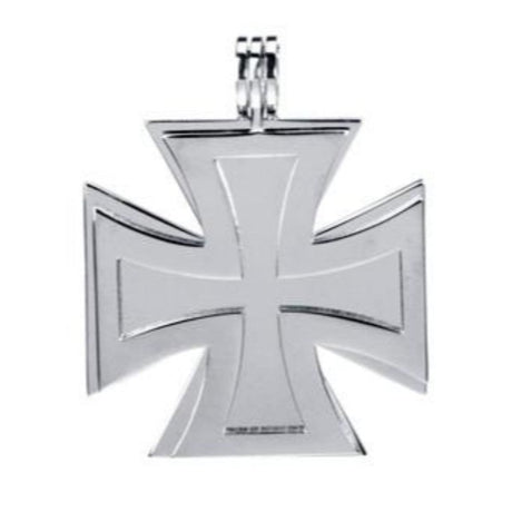 Twin Iron Cross Stainless Steel Pendant - Magick Magick.com