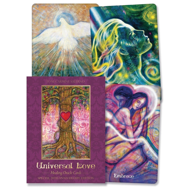 Universal Love Healing Oracle Cards (20th Anniversary Edition) by Toni Carmine Salerno - Magick Magick.com