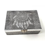 White Metal Lined Box - Dream Catcher - Magick Magick.com