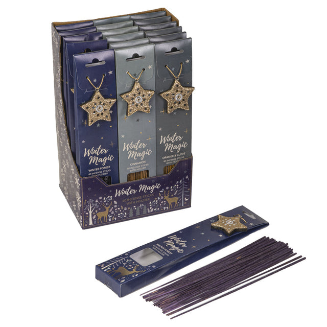 Winter Magic Incense Sticks - Cinnamon (Pack of 40) - Magick Magick.com