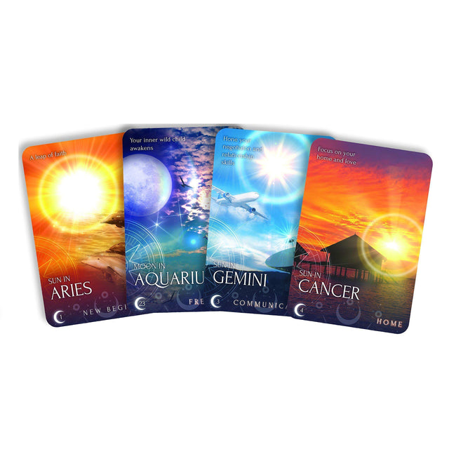 Zodiac Moon Reading Cards by Patsy Benett, Richard Crookes - Magick Magick.com